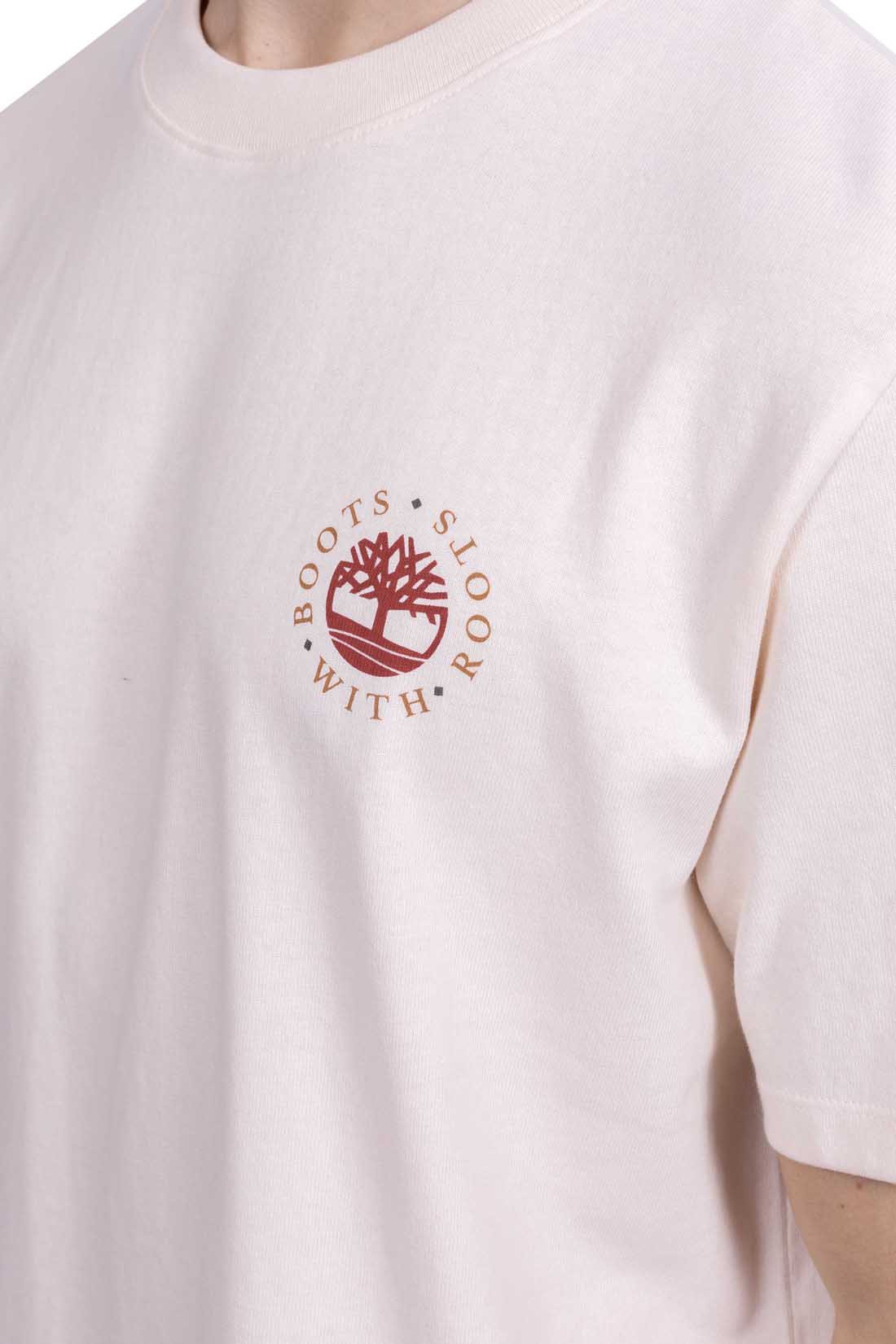 TIMBERLAND - Men's relaxed T-shirt with Boot Lab Graphic  - Size L-5