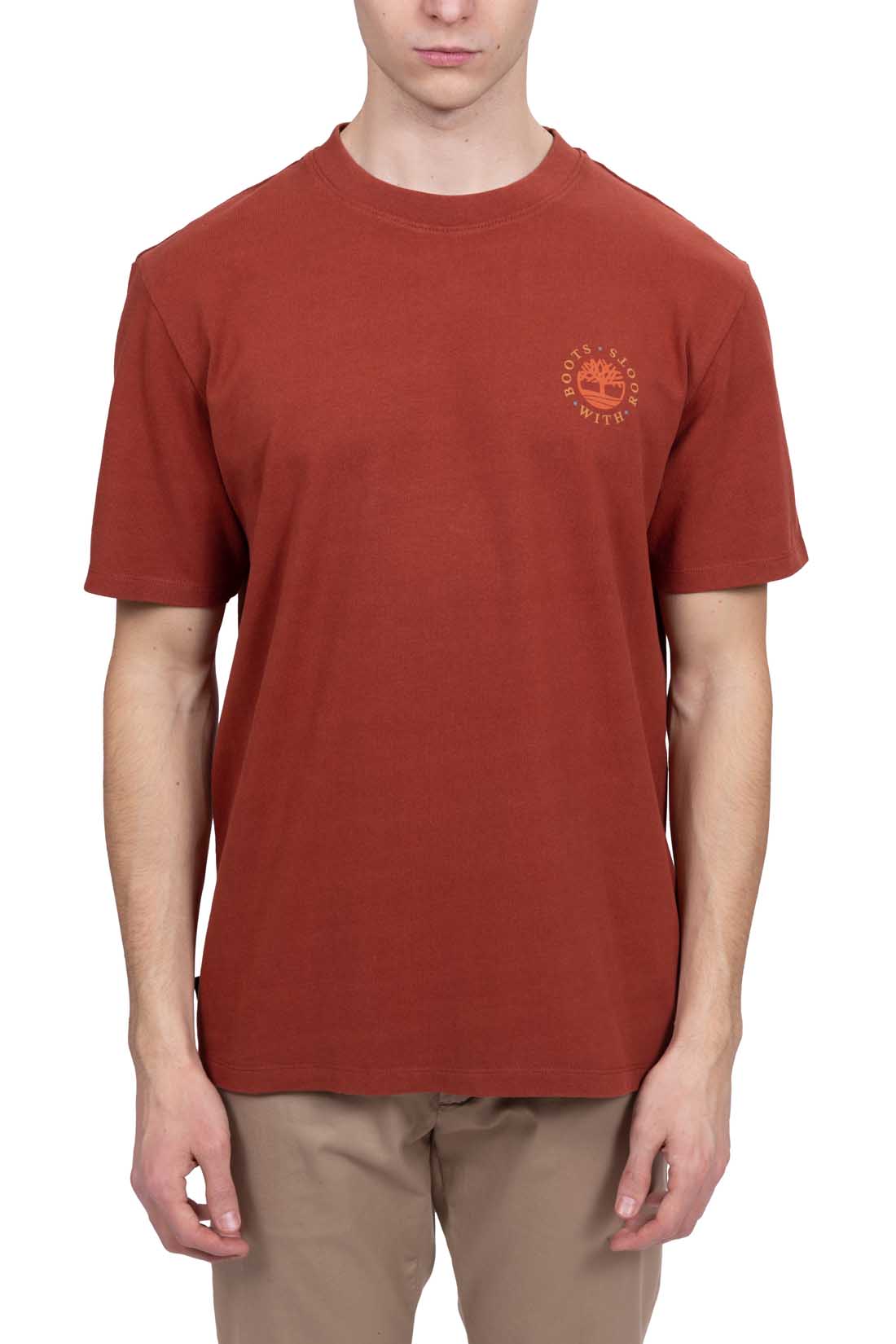 TIMBERLAND - Men's relaxed T-shirt with Boot Lab Graphic  - Size L-15