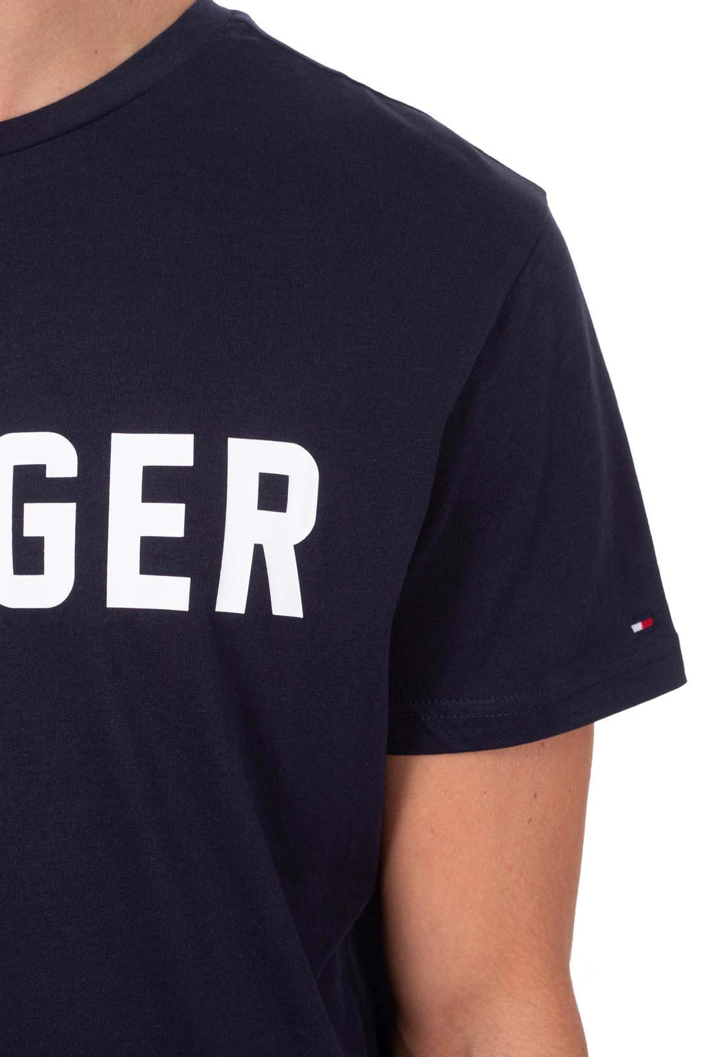 TOMMY HILFIGER - Men's organic cotton logo T-shirt-0