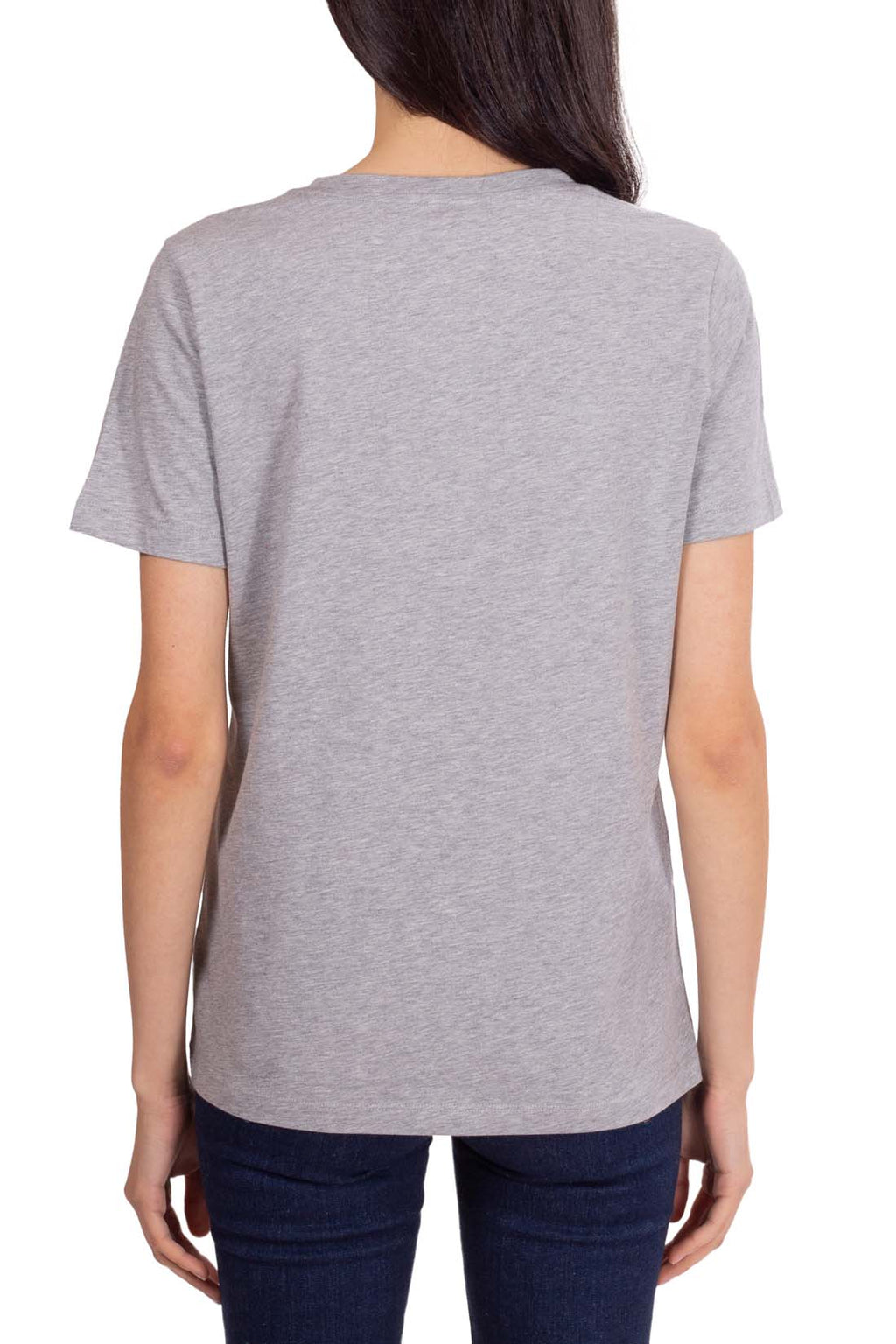 TOMMY HILFIGER - Women's regular T-shirt with embroidered logo-10