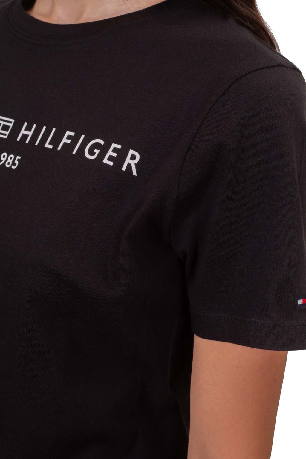 TOMMY HILFIGER - Women's regular logo T-shirt - Size XL-64