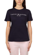 TOMMY HILFIGER - Women's regular logo T-shirt - Size XL-5