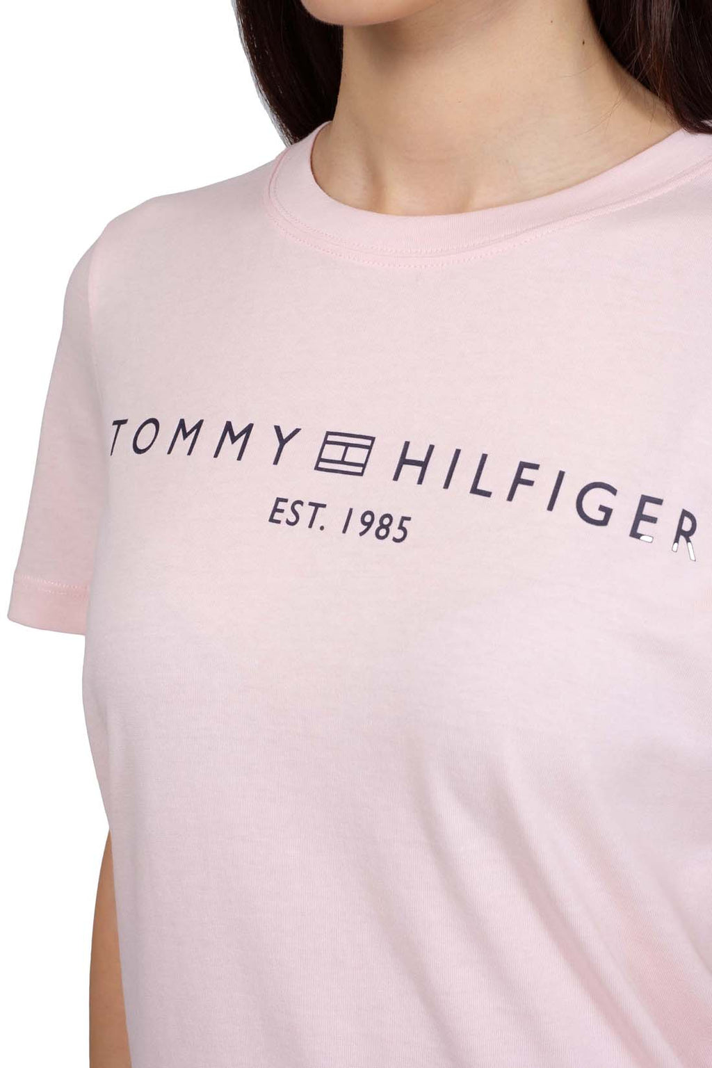 TOMMY HILFIGER - Women's regular logo T-shirt - Size XL-24