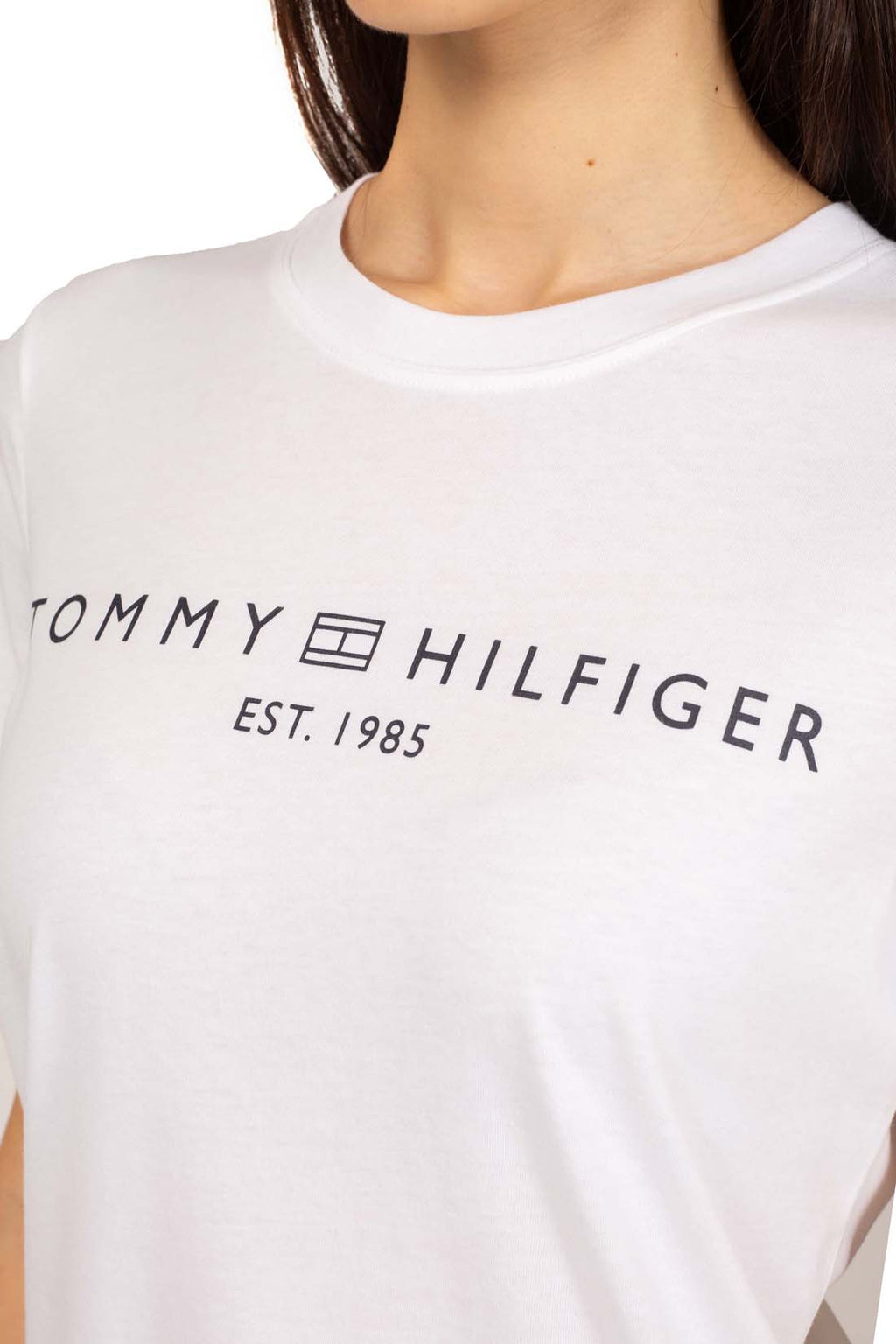 TOMMY HILFIGER - Women's regular logo T-shirt - Size XL-28