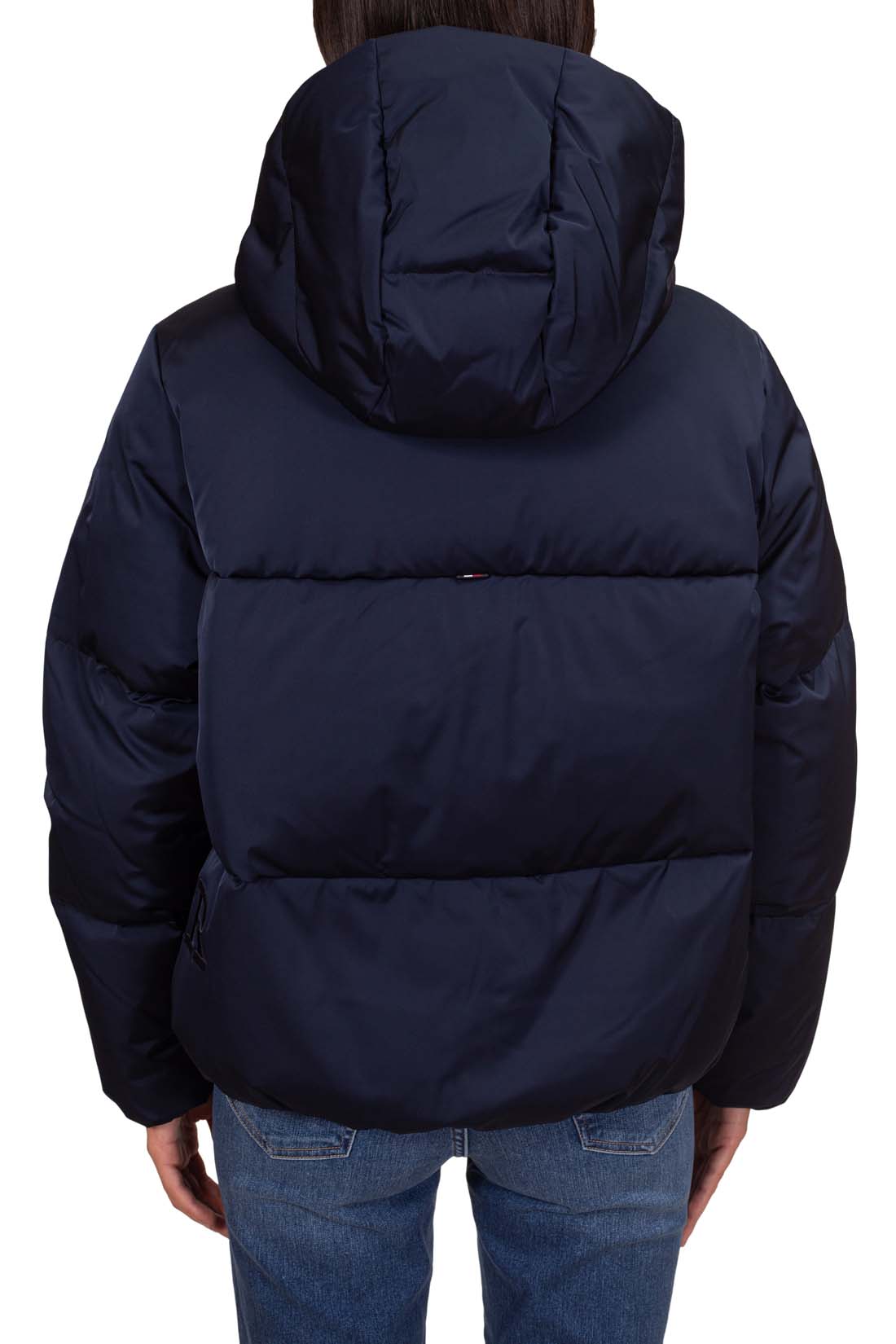TOMMY HILFIGER - Women's relaxed down jacket in nylon satin-8