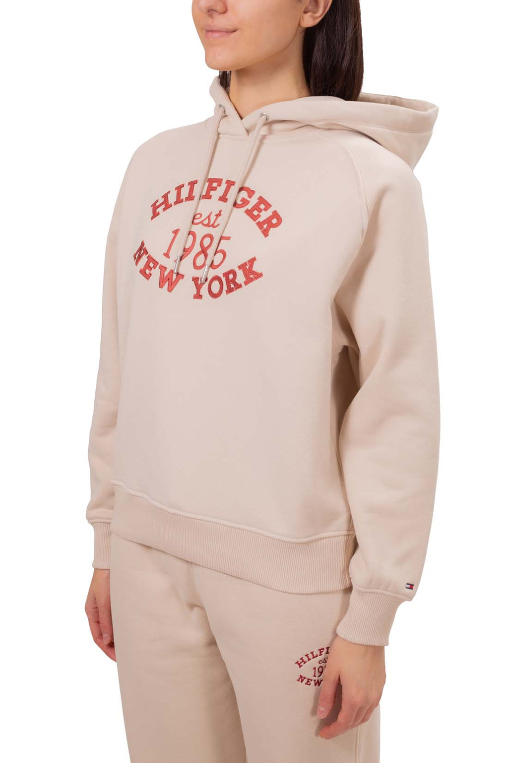 TOMMY HILFIGER - Women's winter hoodie with circular logo-1
