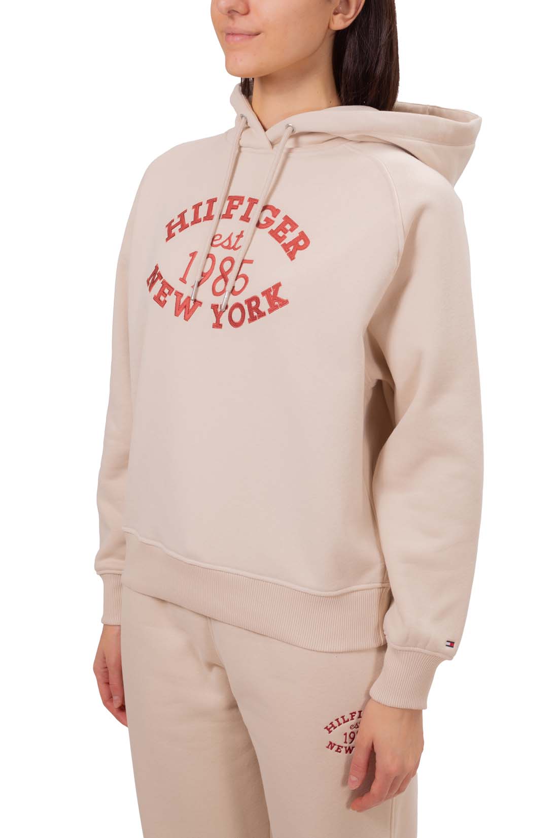 TOMMY HILFIGER - Women's winter hoodie with circular logo-1