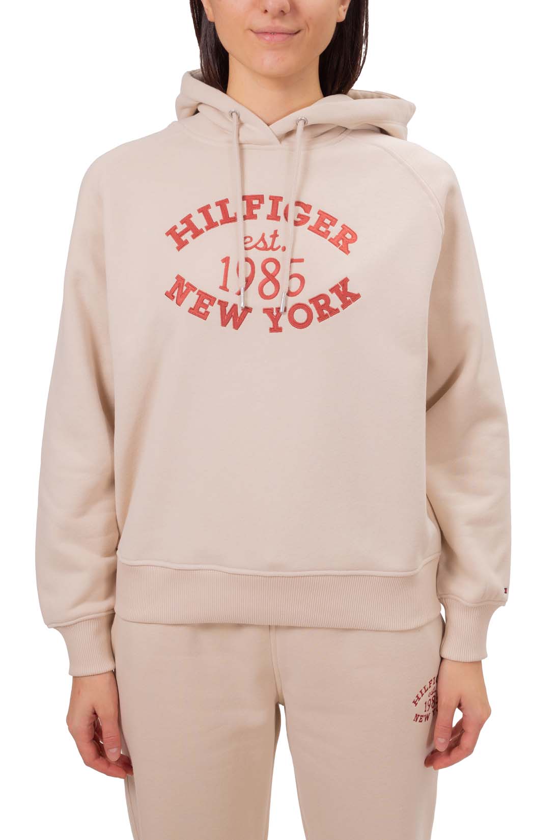 TOMMY HILFIGER - Women's winter hoodie with circular logo-3