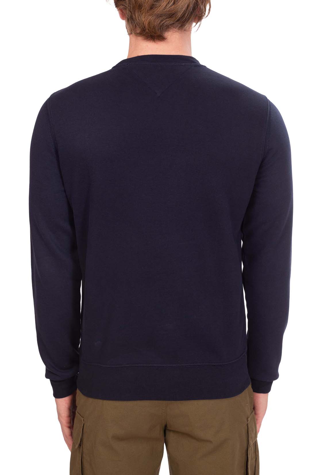 TOMMY HILFIGER - Men's sweatshirt with signature logo embroidery-0
