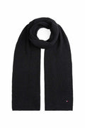 TOMMY HILFIGER - Men's ribbed scarf with logo-0