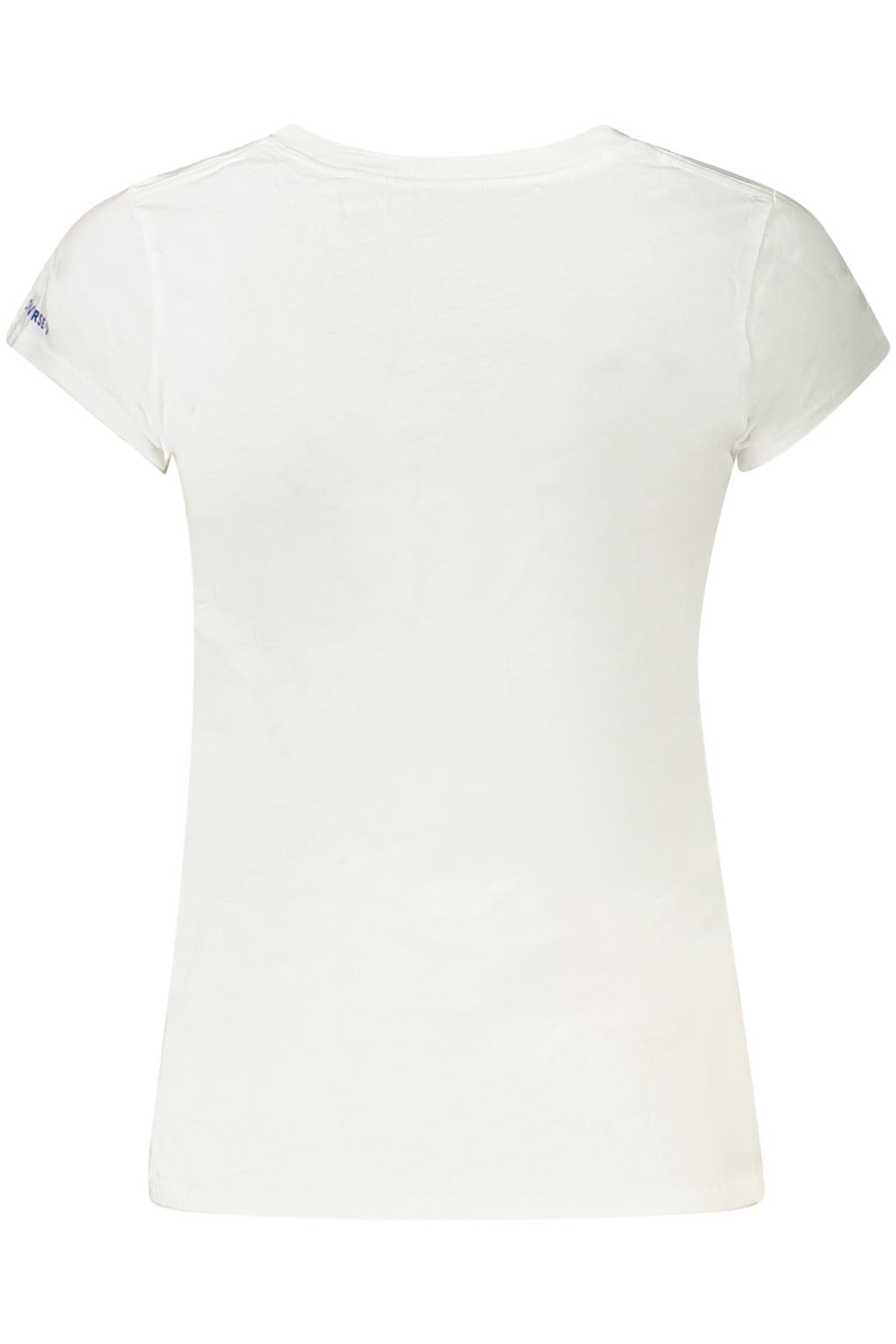 Converse Girls' Short-Sleeved T-SHIRT, White-1