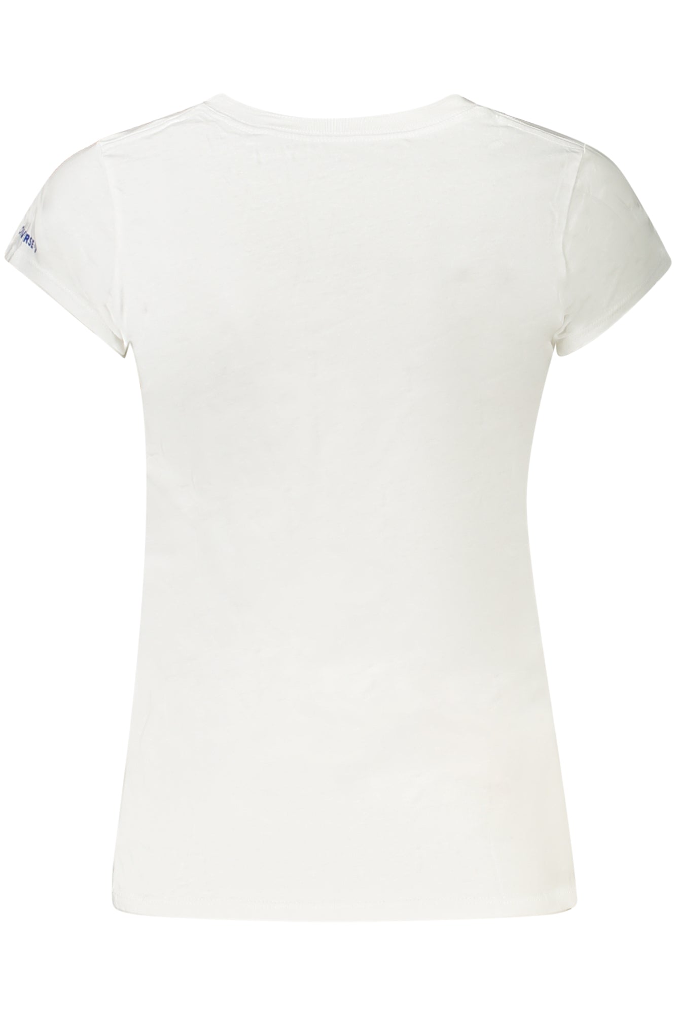 Converse Girls' Short-Sleeved T-SHIRT, White-1