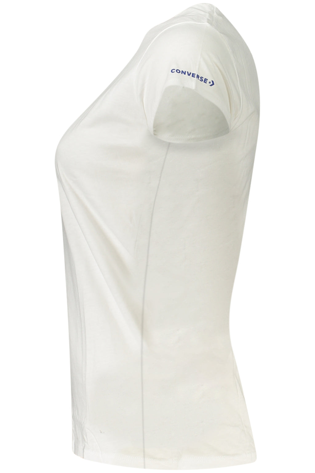 Converse Girls' Short-Sleeved T-SHIRT, White-2