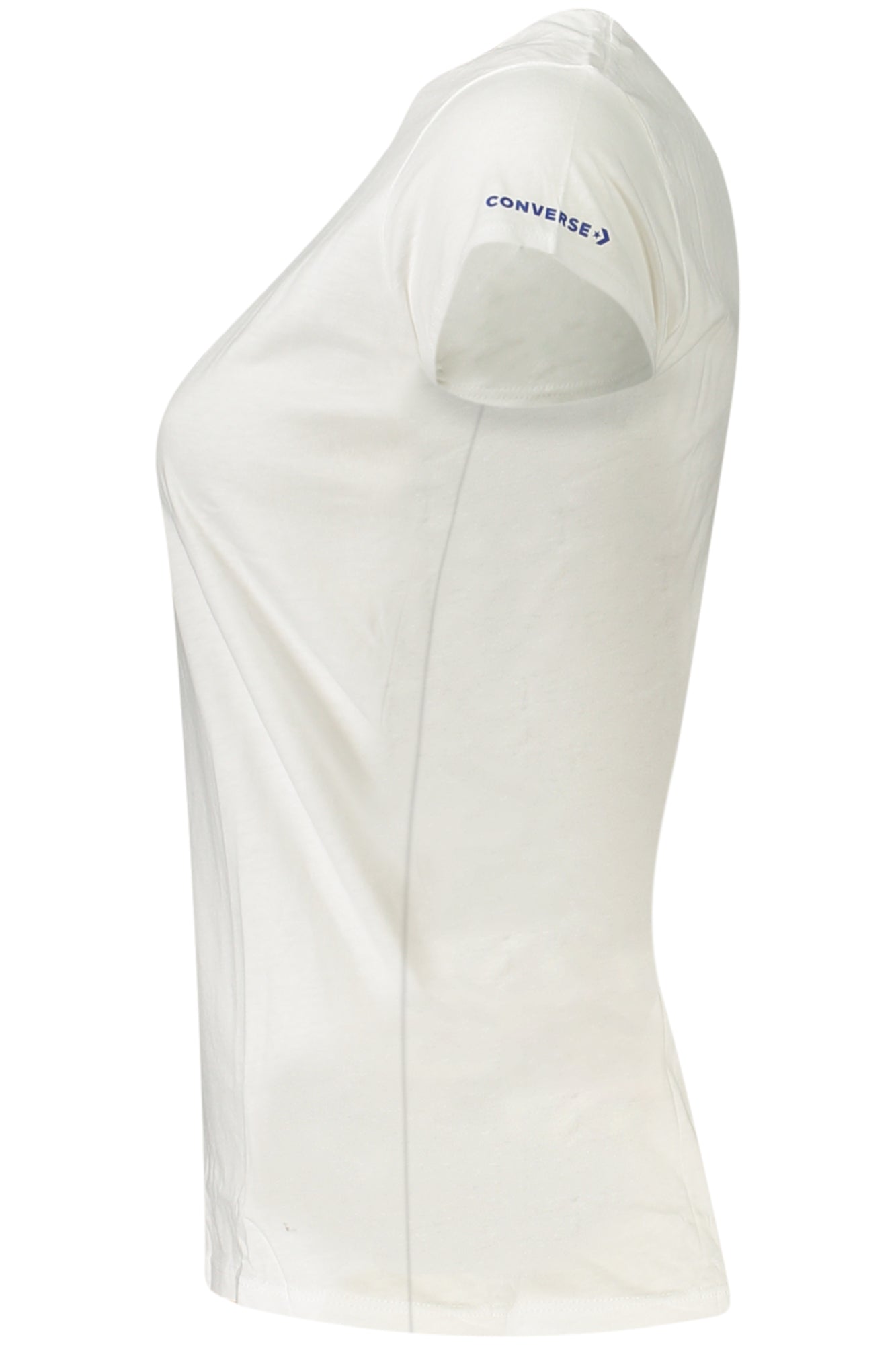 Converse Girls' Short-Sleeved T-SHIRT, White-2