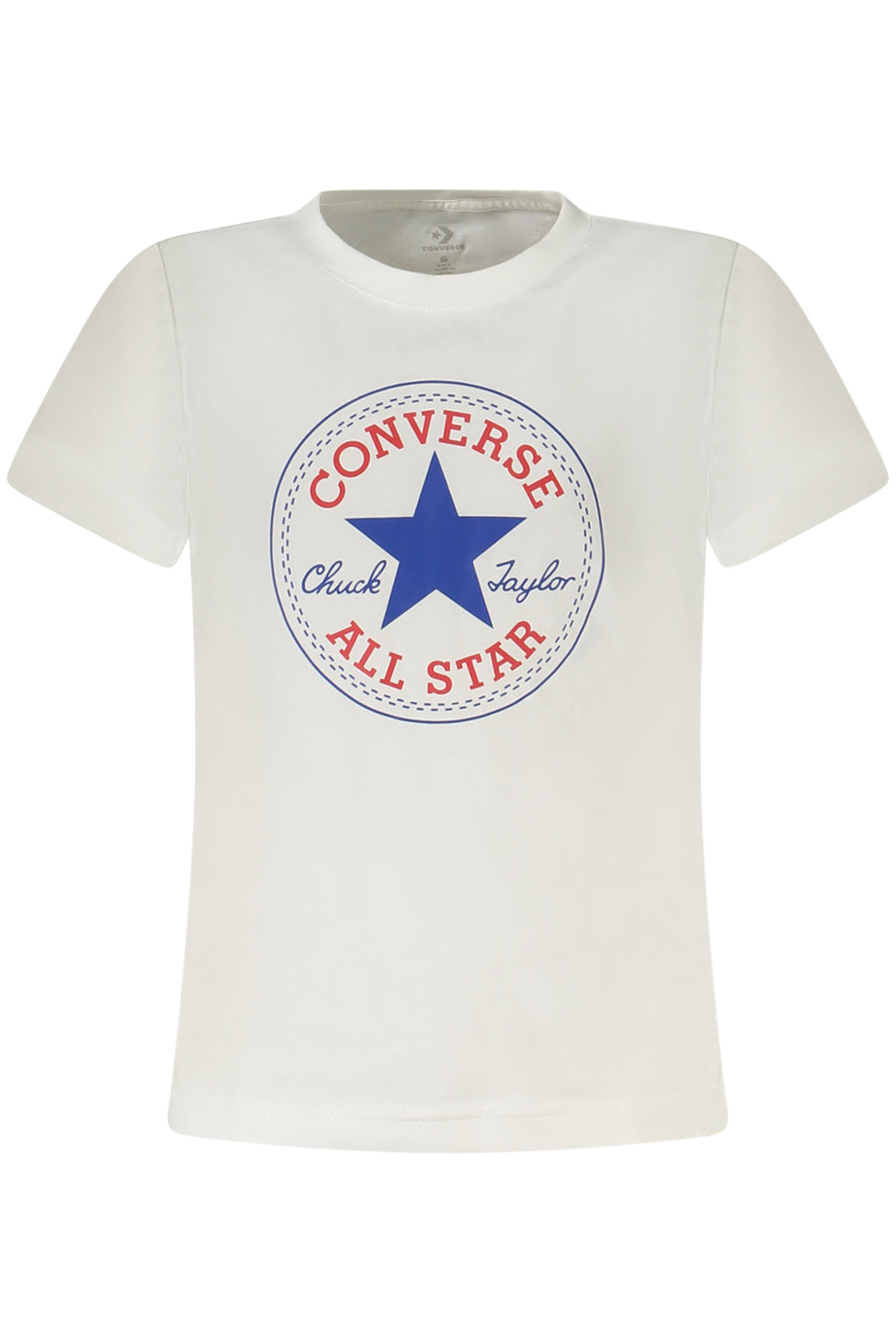 Converse Kids' Short-Sleeved T-Shirt, White-0