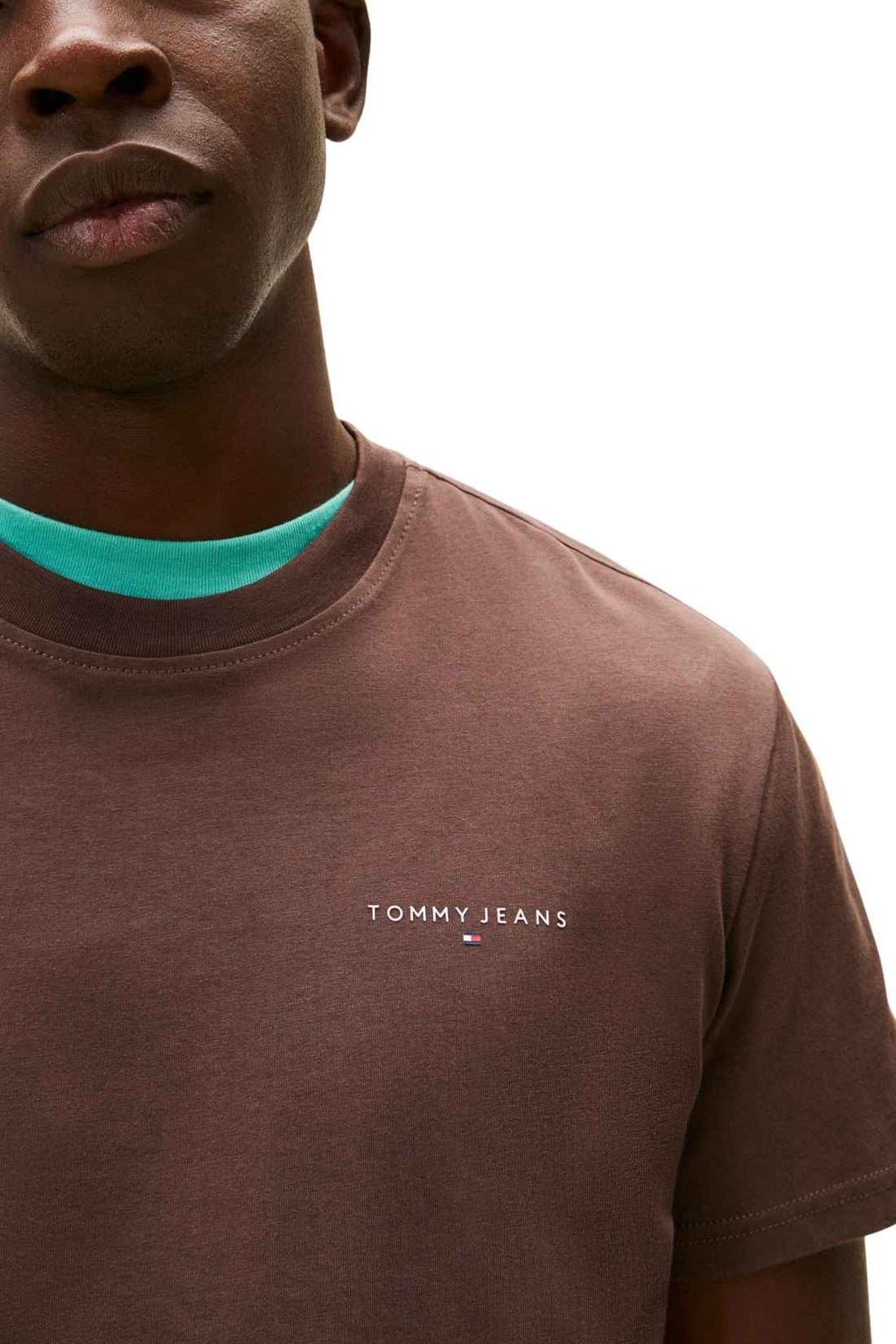 TOMMY JEANS - Men's T-shirt with linear logo  - Size XXL-3