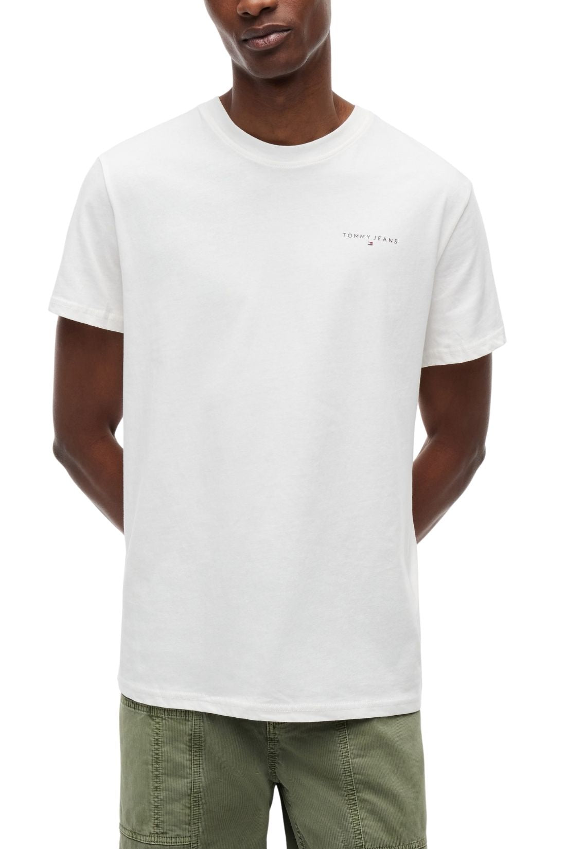 TOMMY JEANS - Camiseta de hombre con logo lineal