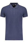 ELLESSE MEN'S SHORT-SLEEVE POLO SHIRT, BLUE-0