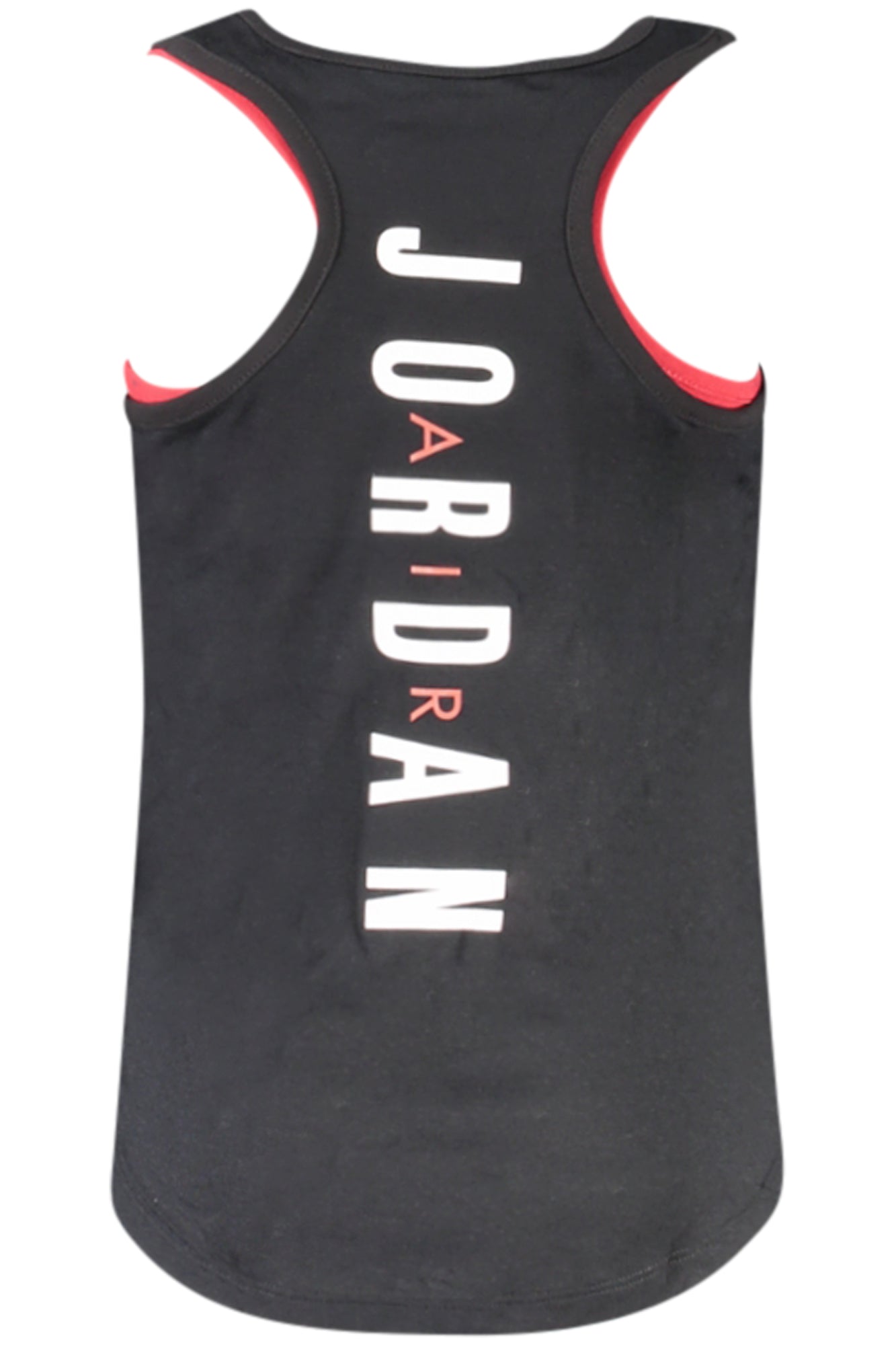JORDAN GIRLS' BLACK TANK TOP-1