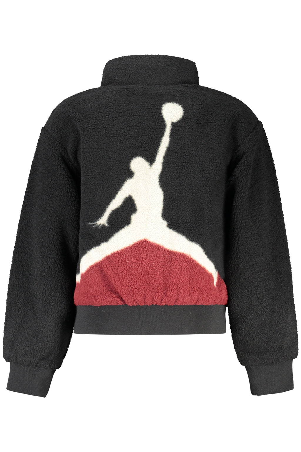 JORDAN WOMEN'S BLACK ZIP-UP SWEATSHIRT-1