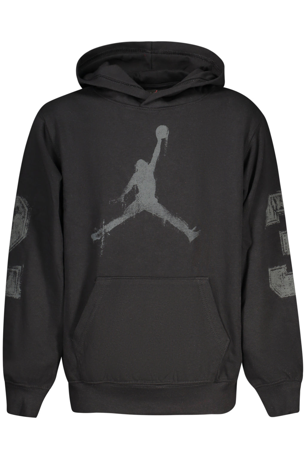 JORDAN KIDS' BLACK ZIP-UP SWEATSHIRT-0