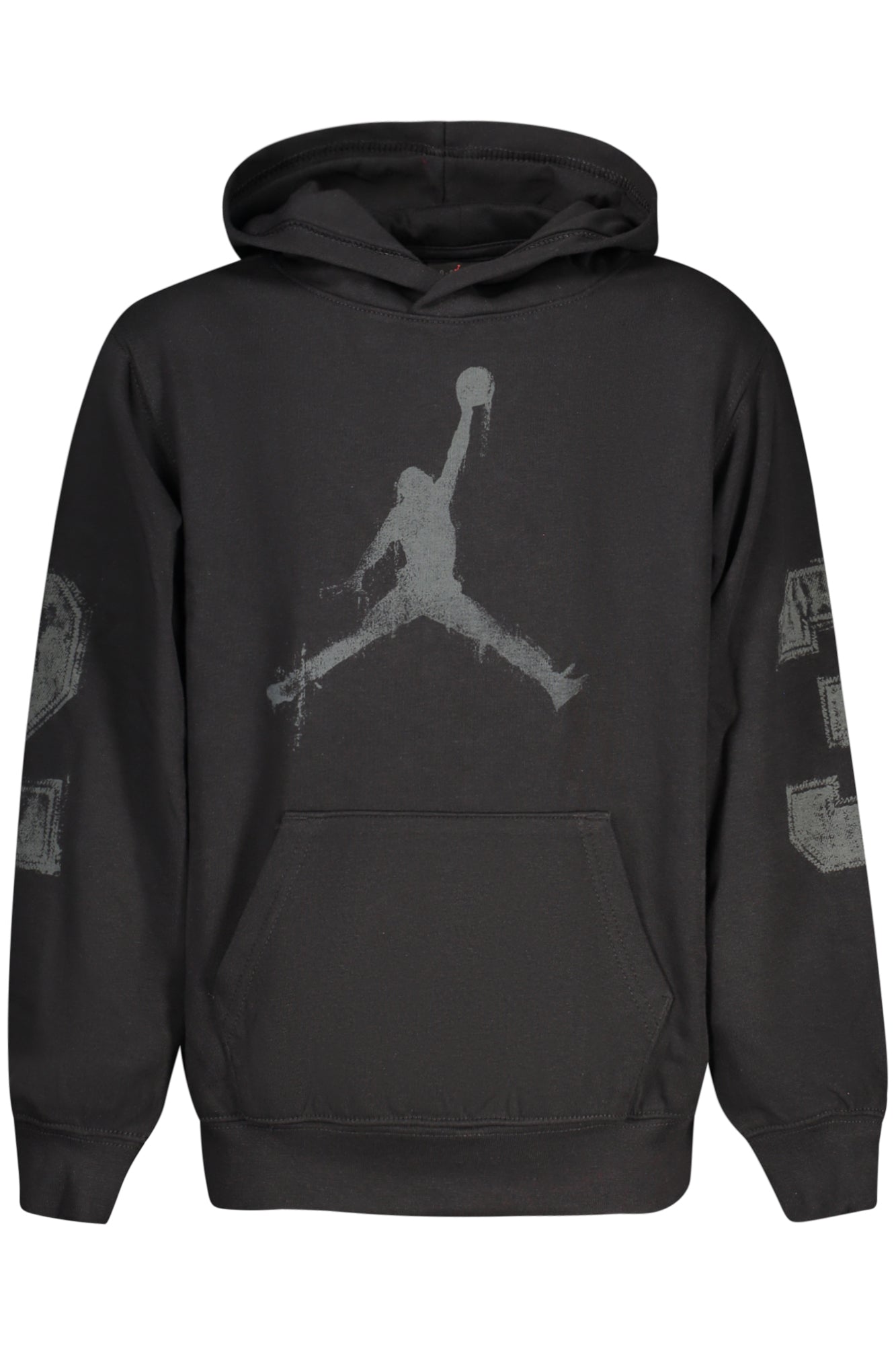 JORDAN KIDS' BLACK ZIP-UP SWEATSHIRT-0
