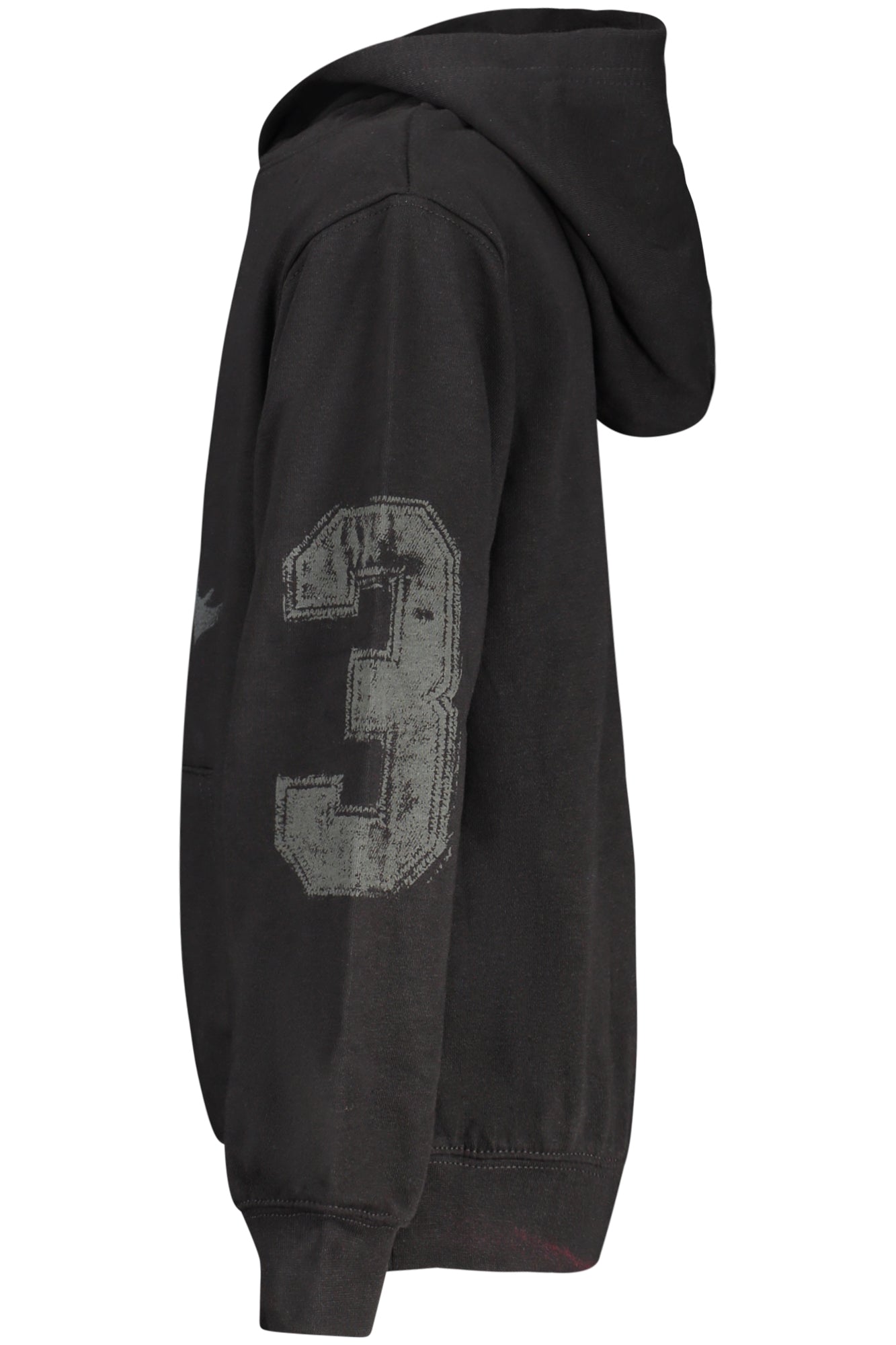JORDAN KIDS' BLACK ZIP-UP SWEATSHIRT-2