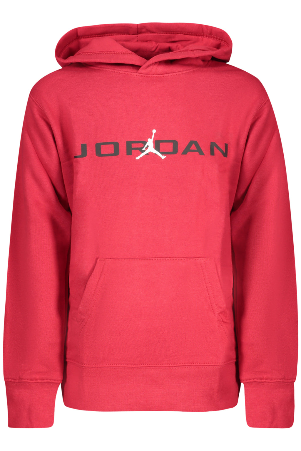 JORDAN RED ZIP-UP SWEATSHIRT FOR KIDS-0
