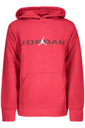 JORDAN RED ZIP-UP SWEATSHIRT FOR KIDS-0