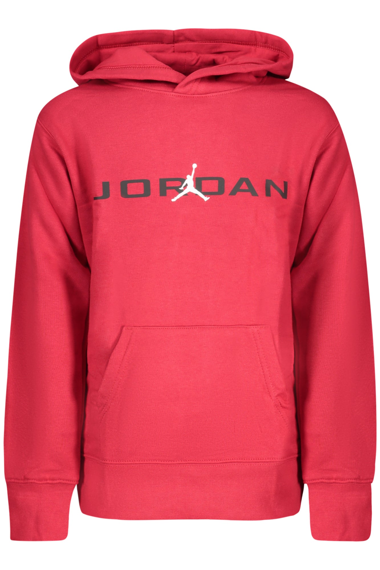 JORDAN RED ZIP-UP SWEATSHIRT FOR KIDS-0