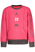 JORDAN RED ZIP-UP SWEATSHIRT FOR KIDS-0