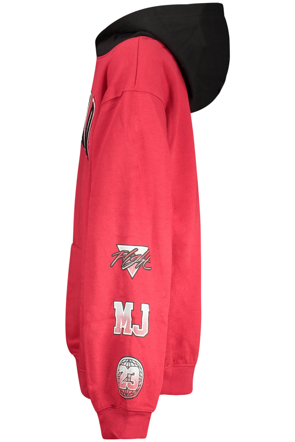 JORDAN RED ZIP-UP SWEATSHIRT FOR KIDS-2