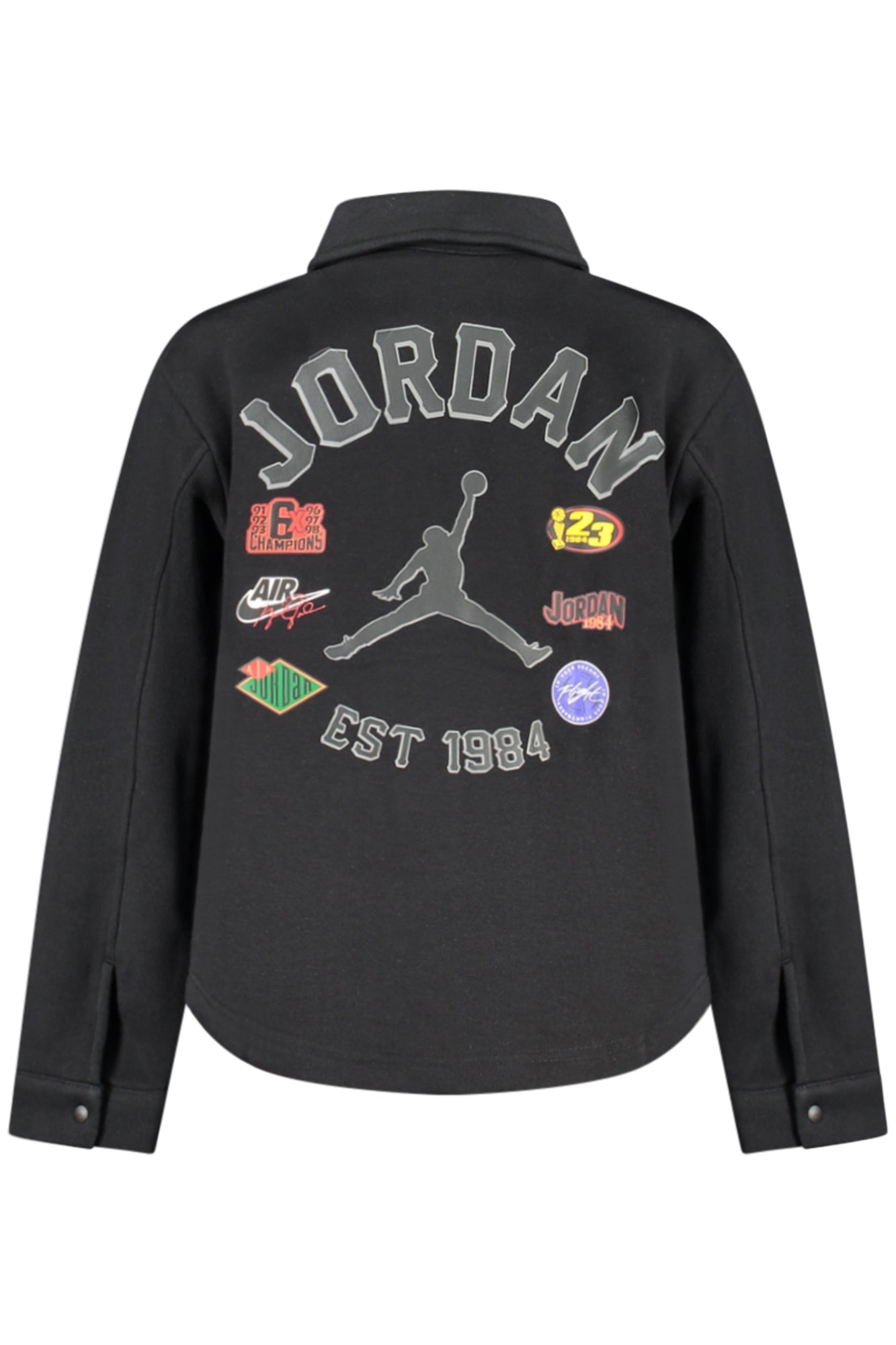 JORDAN MEN'S BLACK ZIP-UP SWEATSHIRT-1