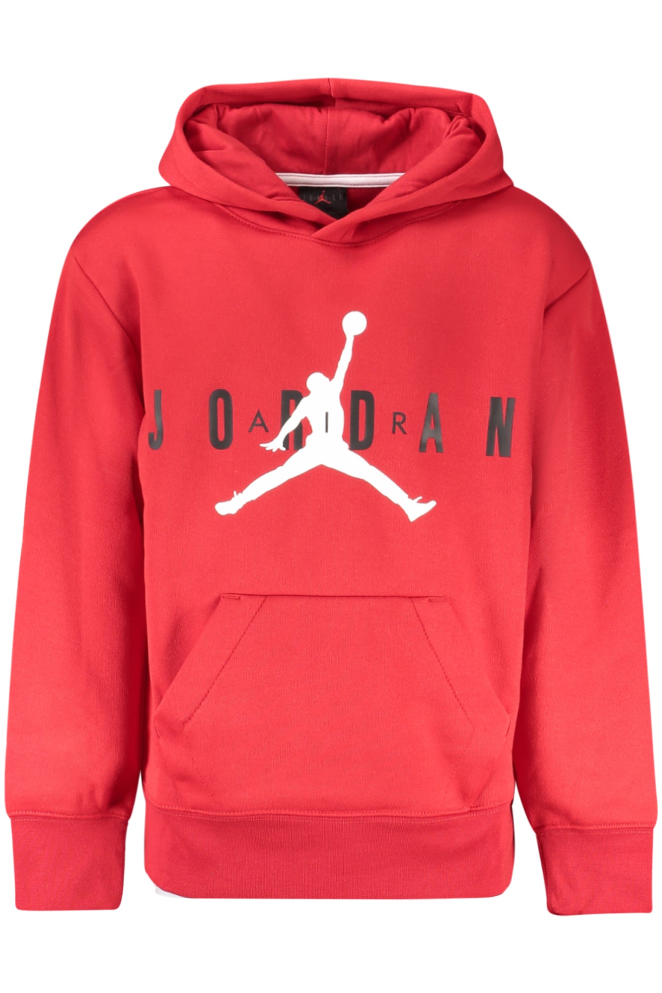 JORDAN MEN'S RED ZIP-UP SWEATSHIRT-0