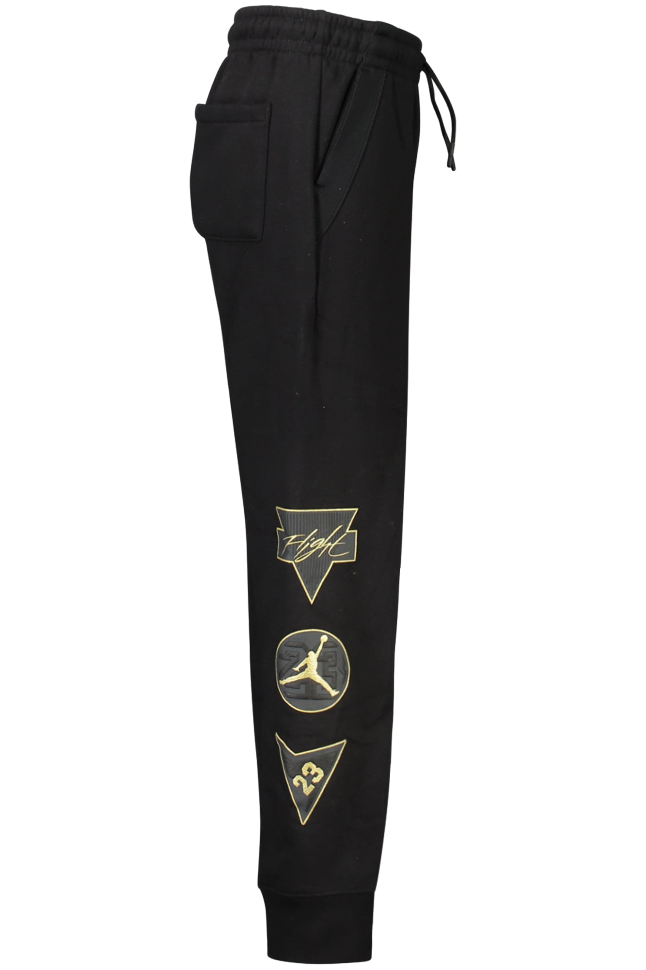 JORDAN MEN'S BLACK LONG TRACKSUIT PANTS-2