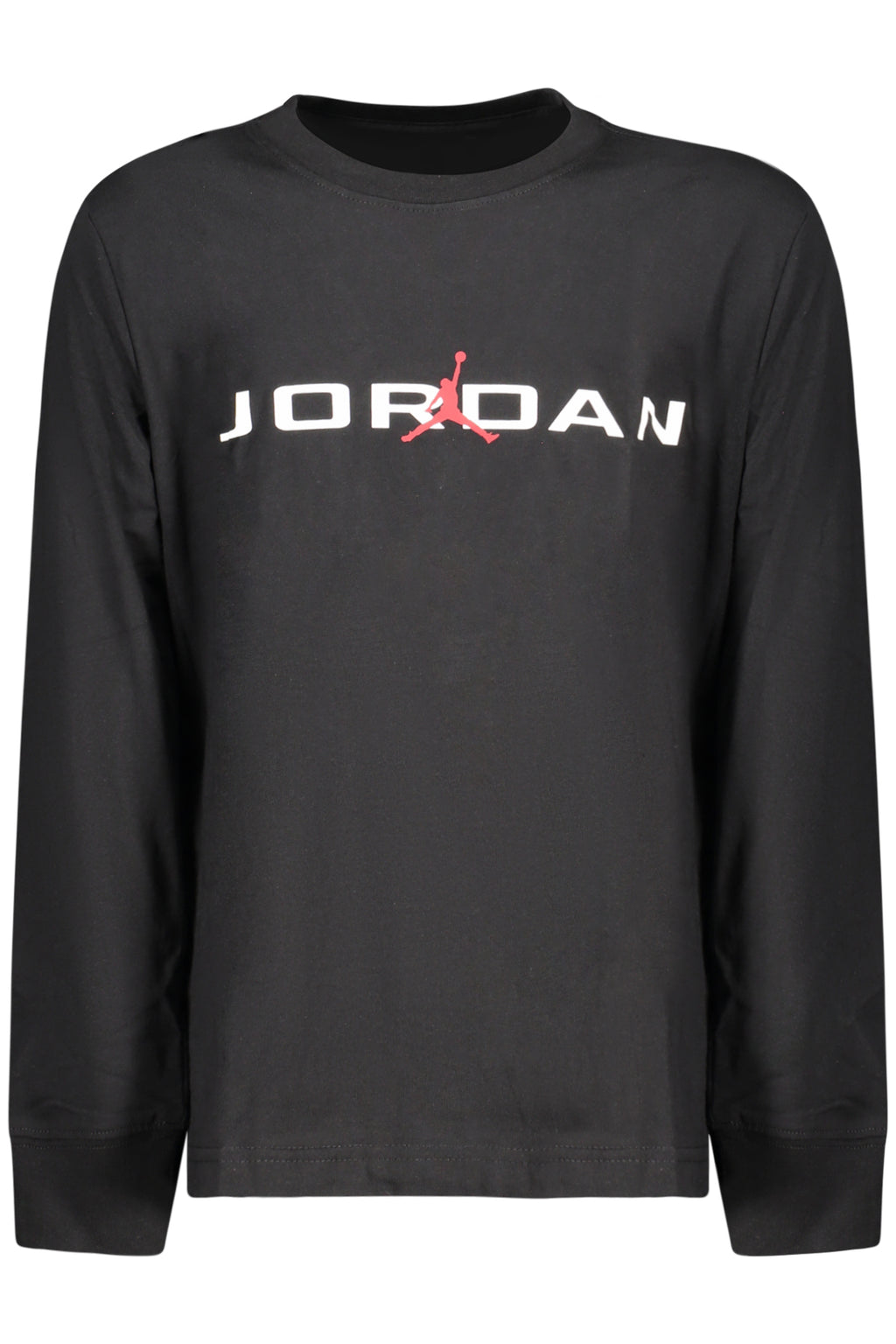 JORDAN LONG-SLEEVED T-SHIRT FOR KIDS, BLACK-0