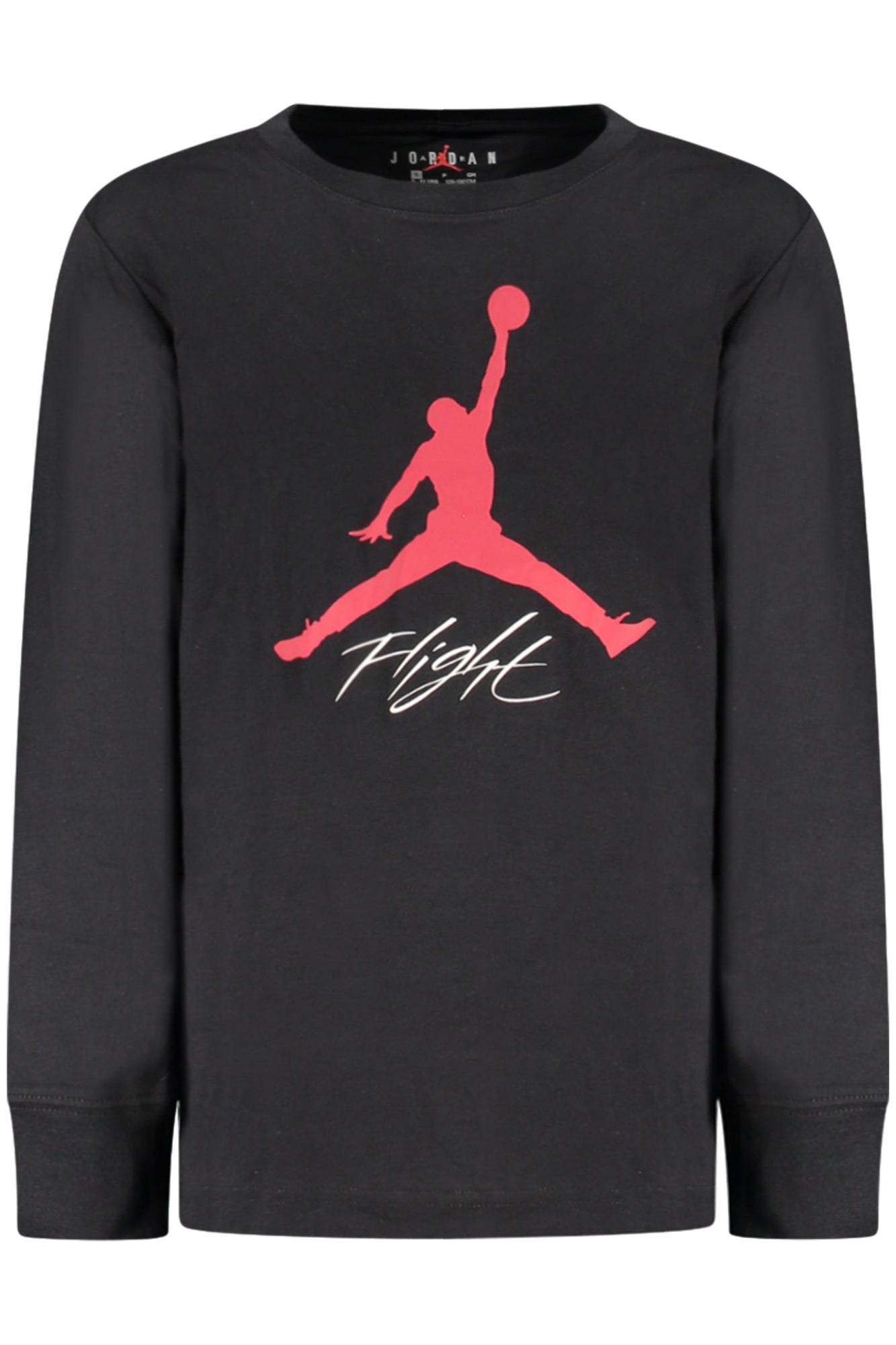 JORDAN LONG-SLEEVED T-SHIRT FOR KIDS, BLACK-0