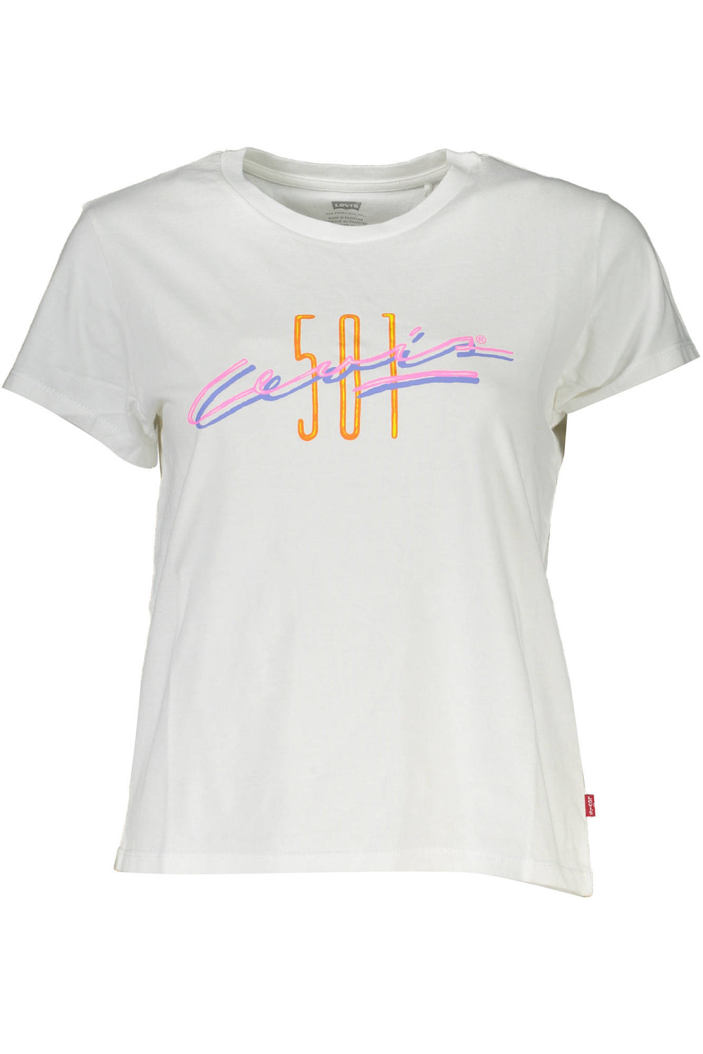 LEVI'S SHORT SLEEVE T-SHIRT WOMEN WHITE-0