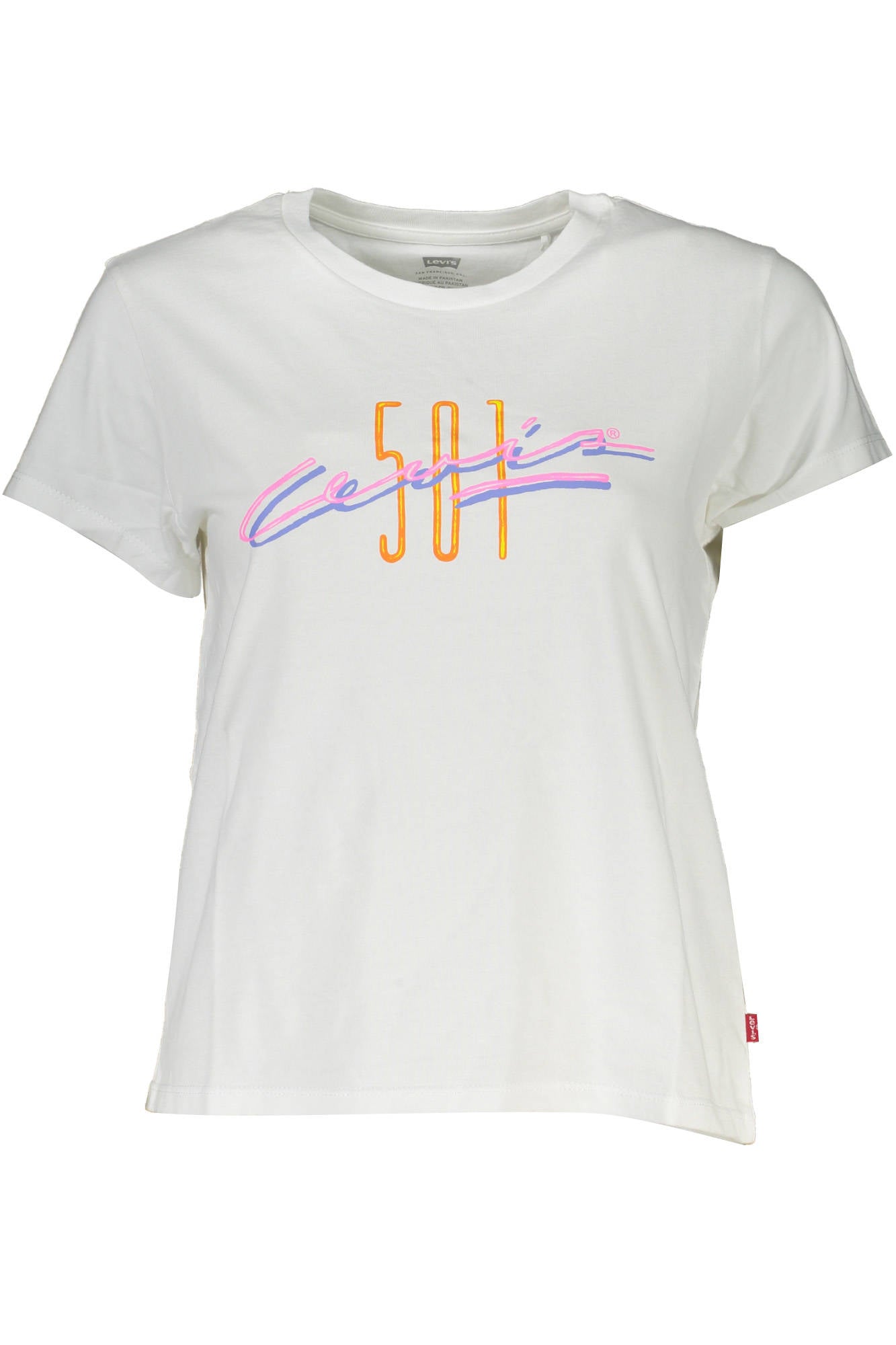 LEVI'S SHORT SLEEVE T-SHIRT WOMEN WHITE-0