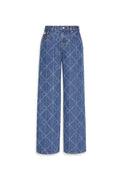 CALVIN KLEIN - Women's Low Rise Loose jeans with all-over monogram-0