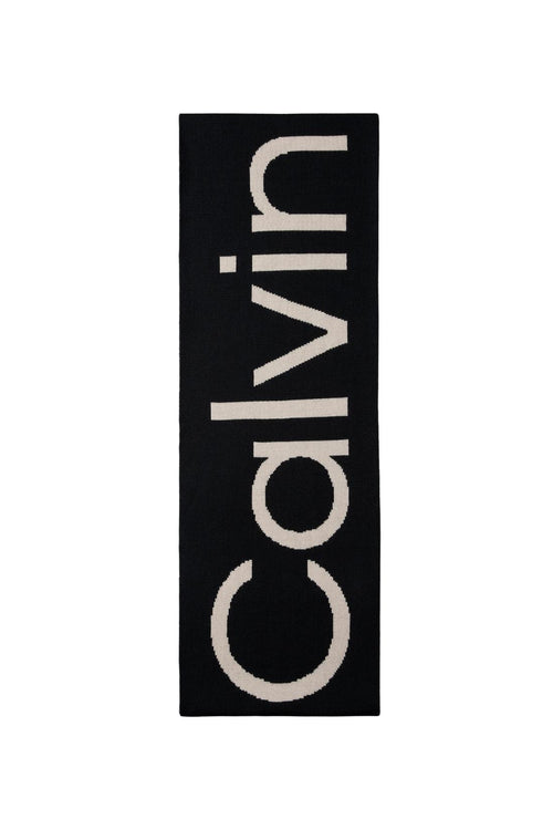 CALVIN KLEIN JEANS - Women's scarf in wool and cashmere blend-0