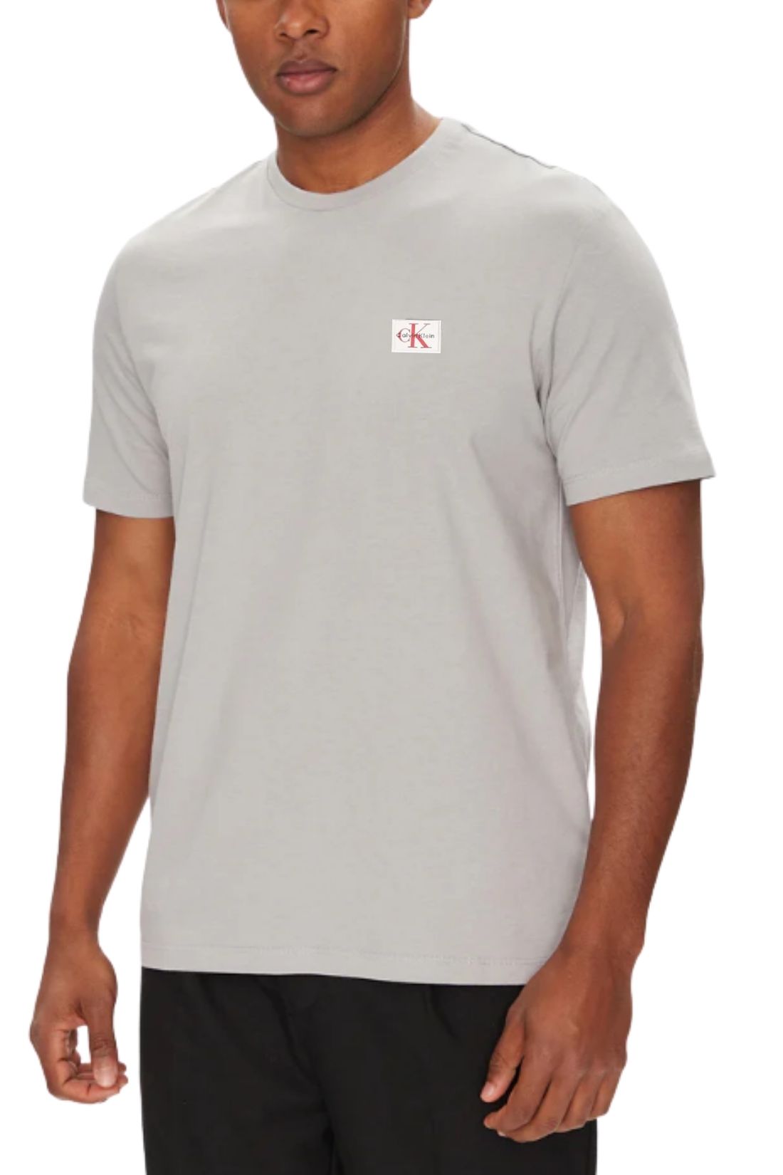 CALVIN KLEIN JEANS - Men's T-shirt with logo patch - Size XL-0