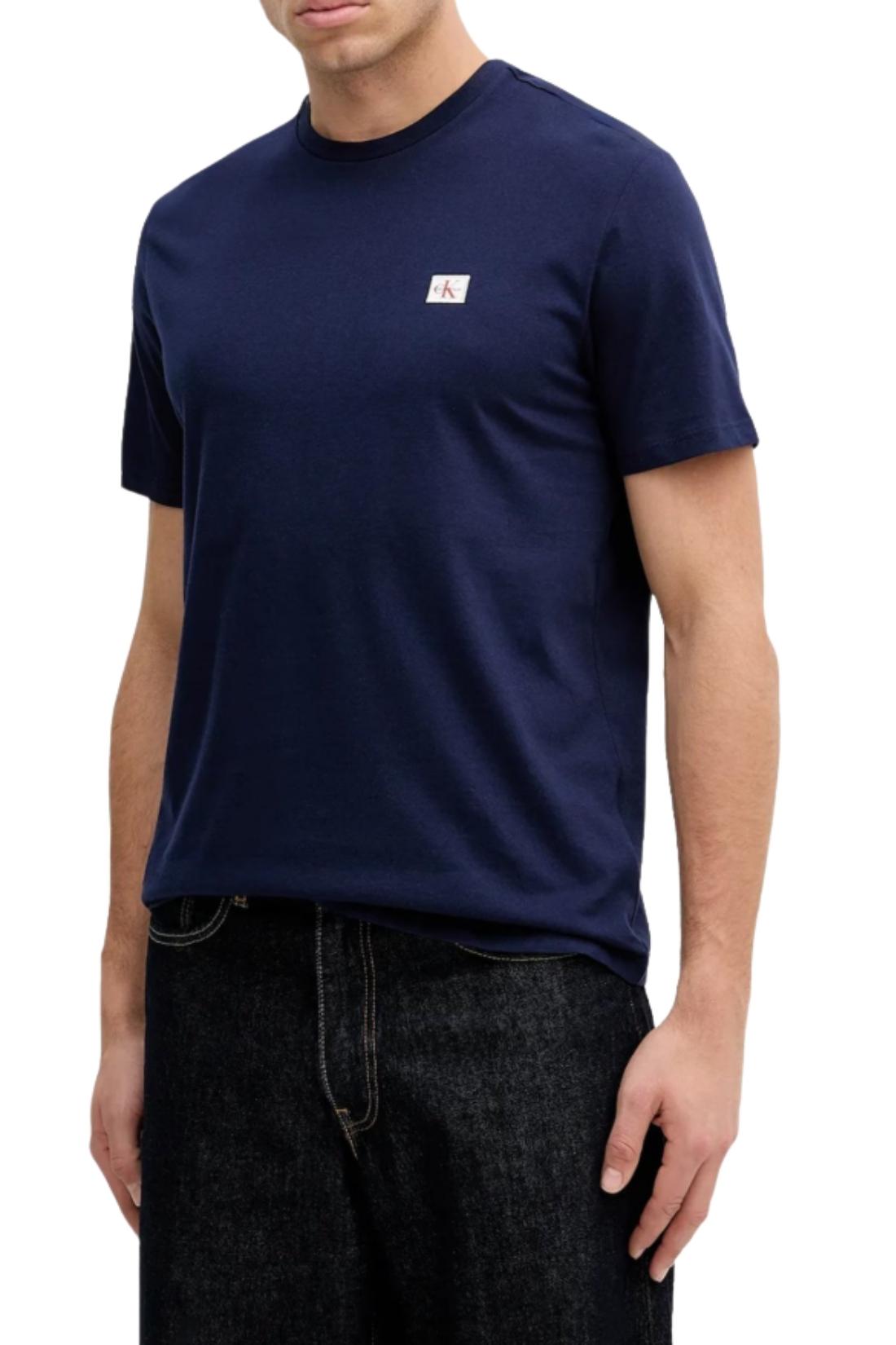 CALVIN KLEIN JEANS - Men's T-shirt with logo patch - Size XL-3