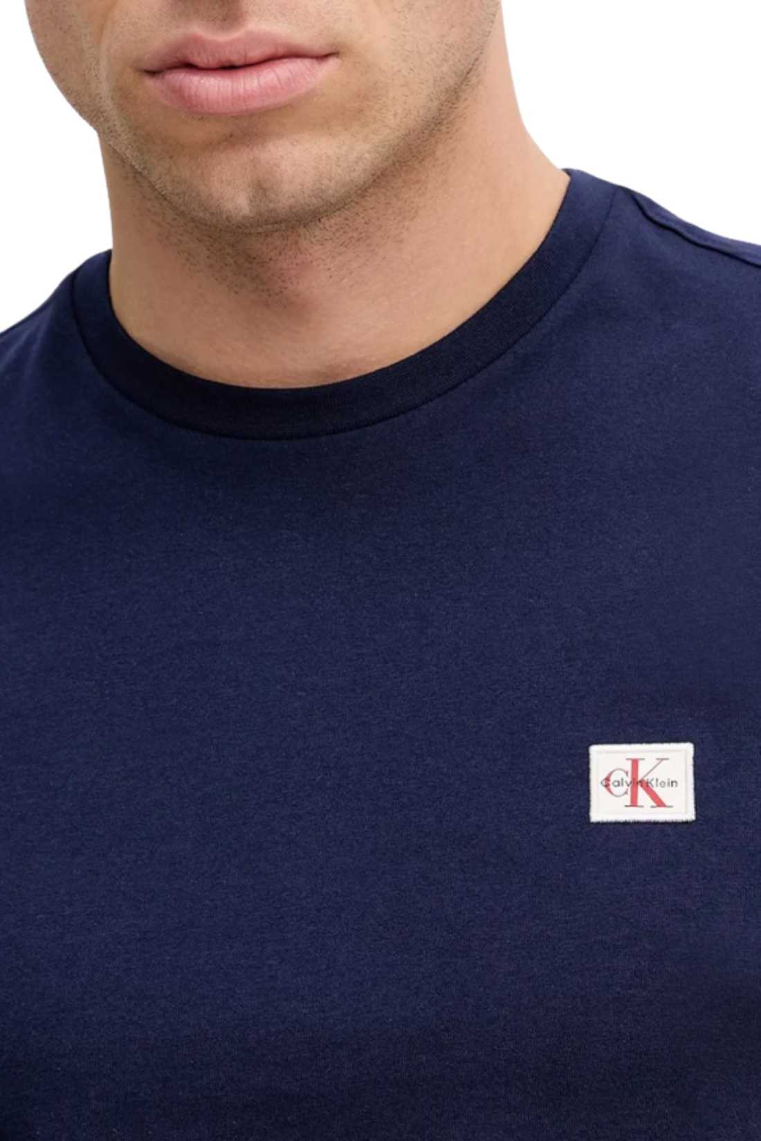 CALVIN KLEIN JEANS - Men's T-shirt with logo patch - Size XL-5