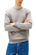 TOMMY HILFIGER - Men's summer crewneck sweatshirt with logo-0
