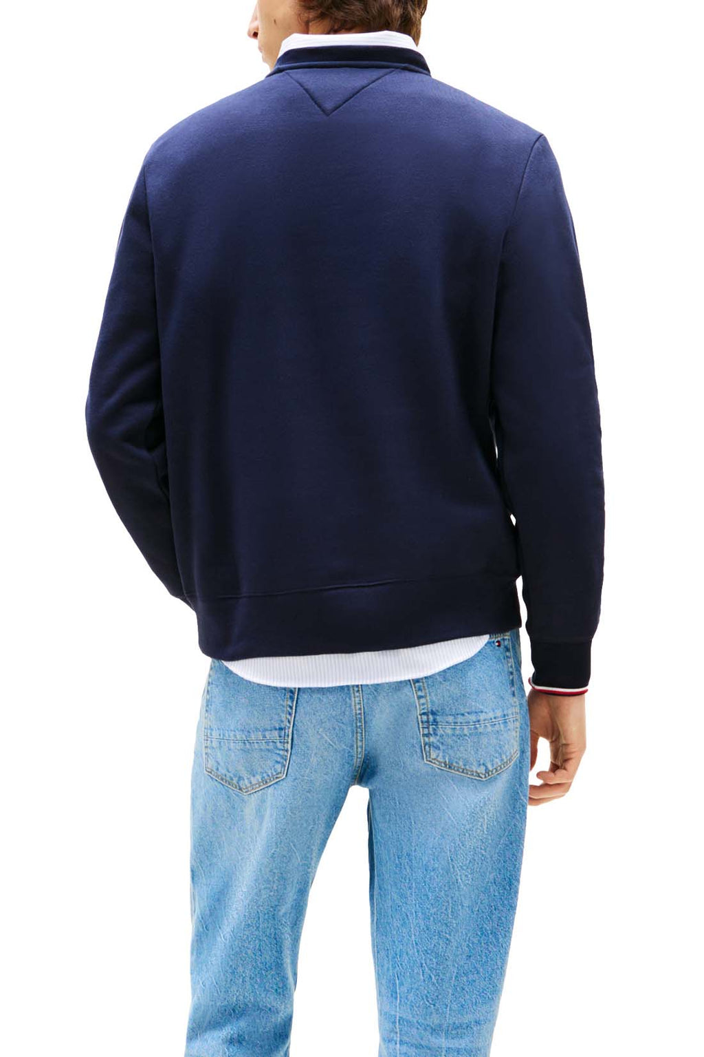 TOMMY HILFIGER - Men's winter crewneck sweatshirt with logo-2