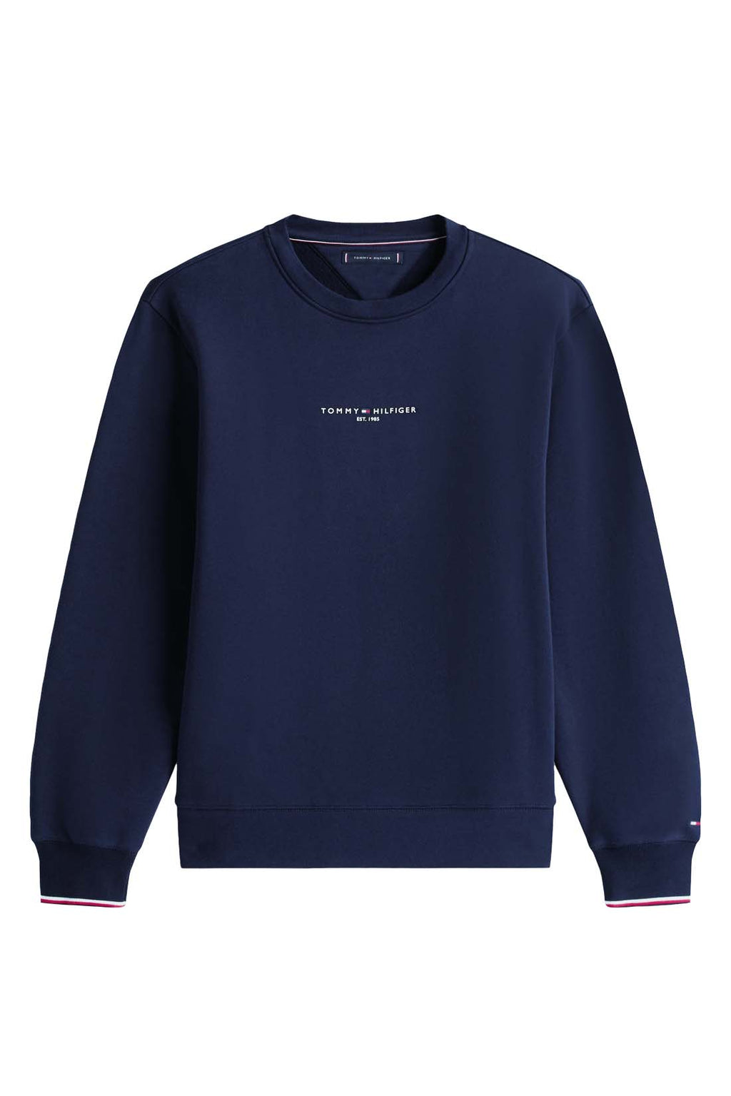 TOMMY HILFIGER - Men's winter crewneck sweatshirt with logo-3