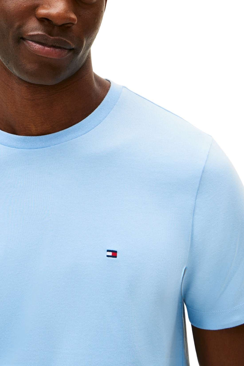 TOMMY HILFIGER - Men's T-shirt in recycled cotton  - Size XL-3