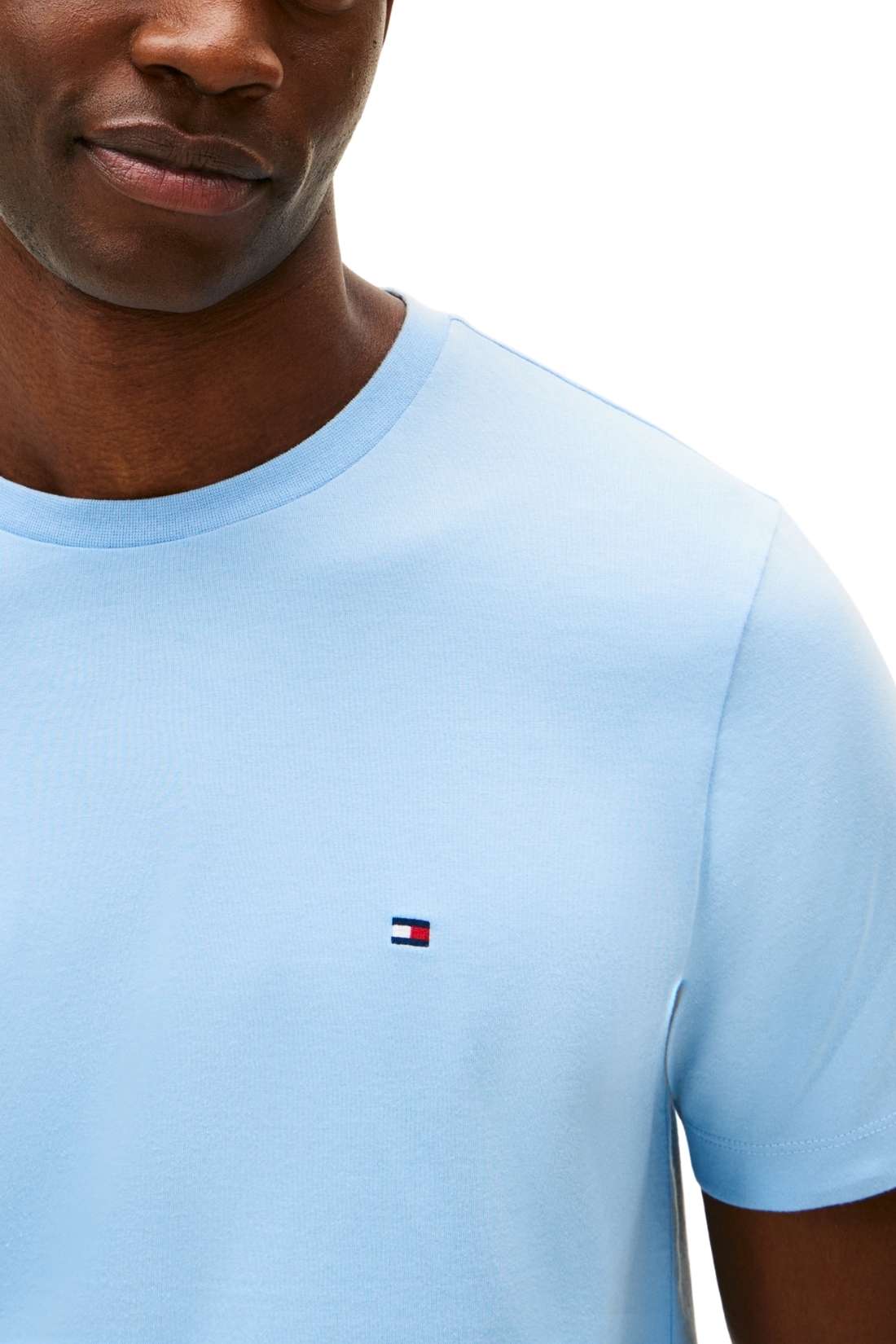 TOMMY HILFIGER - Men's T-shirt in recycled cotton  - Size XL-3