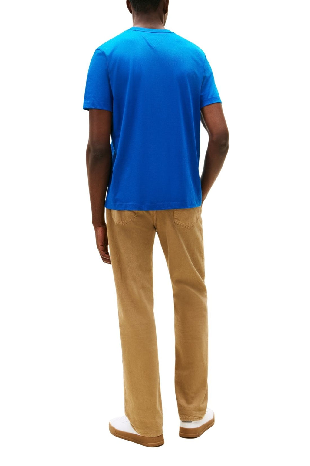 TOMMY HILFIGER - Men's T-shirt in recycled cotton  - Size XL-6